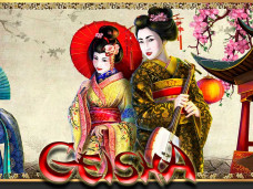 geisha free slot game logo