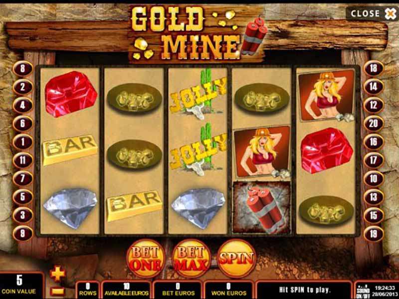 Relax With The Gold Mine Slots With No Download