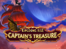 Kingdoms Rise Captains Treasure Slot Logo