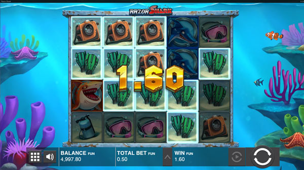 Caça-níqueis Razor Shark da Push Gaming, jogar jogo de demo