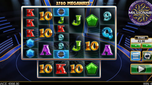 Who Wants to Be a Millionaire? Megaways Slot Reels
