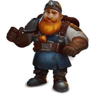 Dwarf Mine Yggdrasil Gaming Slot Main Character