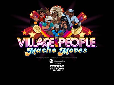 Village People Macho Moves Slot Overview Logo